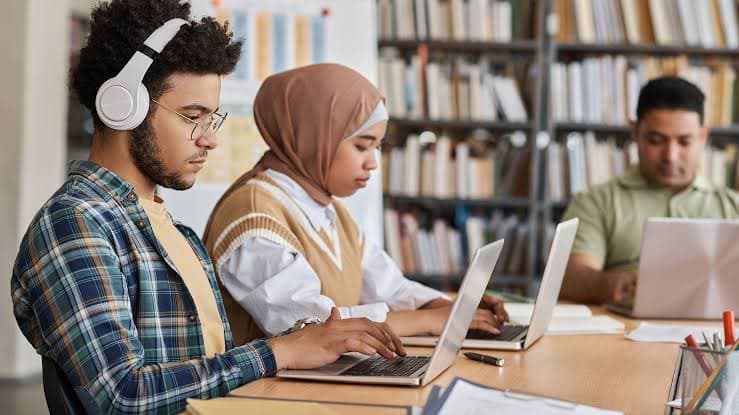 studying students
