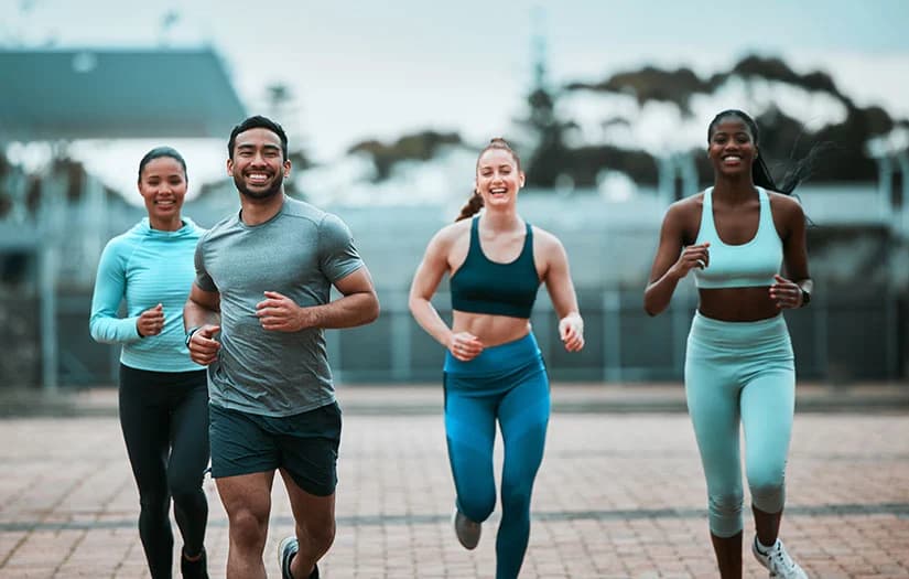 running